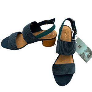 TOMS Shoes Women's Poppy Atlantic Corduroy Size 8.5 NWT